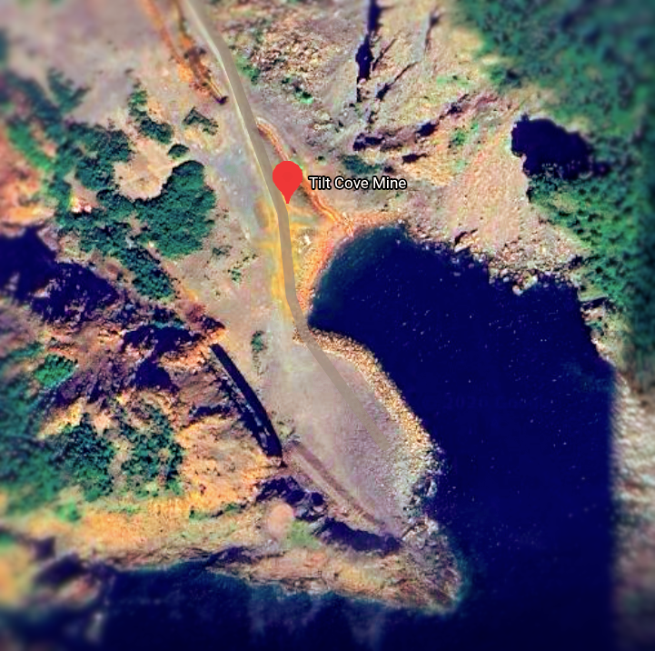 Tilt Cove map